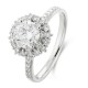 Ruif Jewelry Classic Design PT950 Platinum 1.01ct Lab Grown Diamond Ring Gemstone Jewelry for party