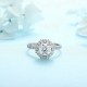 Ruif Jewelry Classic Design PT950 Platinum 1.01ct Lab Grown Diamond Ring Gemstone Jewelry for party