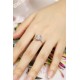 Ruif Jewelry Classic Design PT950 Platinum 1.01ct Lab Grown Diamond Ring Gemstone Jewelry for party