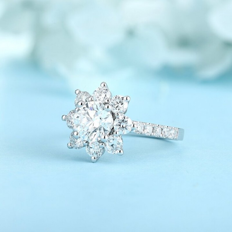 Ruif Jewelry Classic Design PT950 Platinum 1.04ct Lab Grown Diamond Ring Gemstone Jewelry for party Ruif Jewelry Classic Design PT950 Platinum 1.04ct Lab Grown Diamond Ring Gemstone Jewelry for party