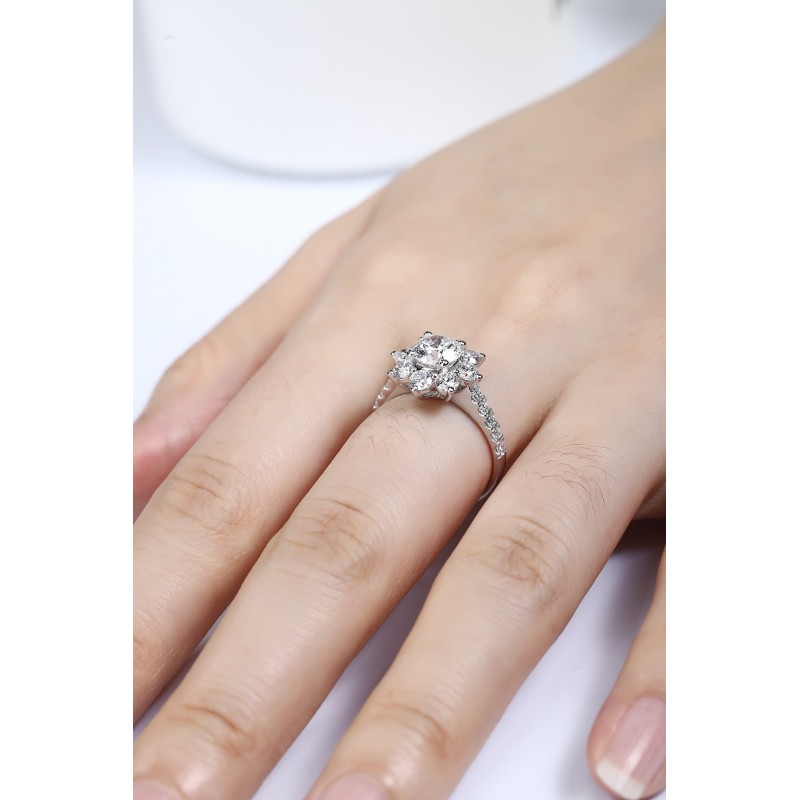 Ruif Jewelry Classic Design PT950 Platinum 1.04ct Lab Grown Diamond Ring Gemstone Jewelry for party Ruif Jewelry Classic Design PT950 Platinum 1.04ct Lab Grown Diamond Ring Gemstone Jewelry for party