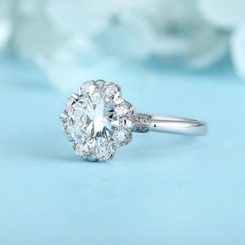 Ruif Jewelry Classic Design PT950 Platinum 2.04ct Lab Grown Diamond Ring Gemstone Jewelry Ruif Jewelry Classic Design PT950 Platinum 2.04ct Lab Grown Diamond Ring Gemstone Jewelry