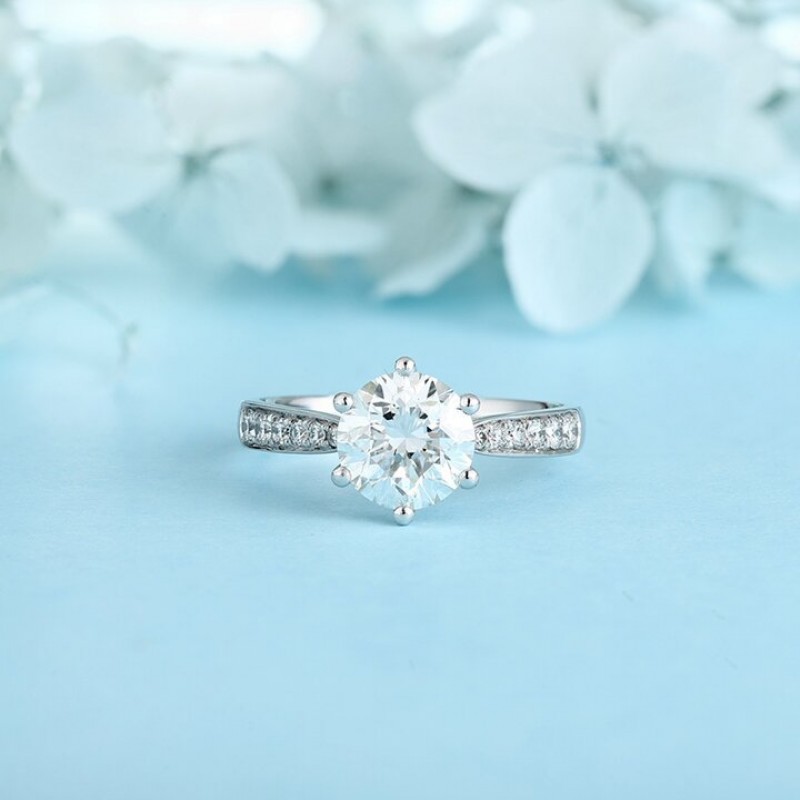 Ruif Jewelry Classic Design PT950 Platinum 2.00ct Lab Grown Diamond Ring Gemstone Jewelry Ruif Jewelry Classic Design PT950 Platinum 2.00ct Lab Grown Diamond Ring Gemstone Jewelry