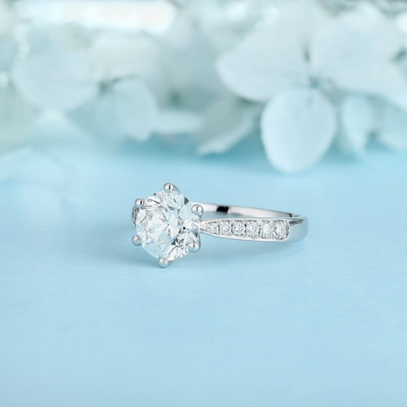Ruif Jewelry Classic Design PT950 Platinum 2.00ct Lab Grown Diamond Ring Gemstone Jewelry Ruif Jewelry Classic Design PT950 Platinum 2.00ct Lab Grown Diamond Ring Gemstone Jewelry