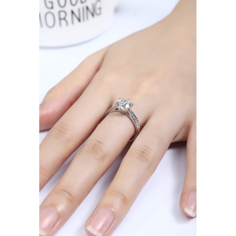 Ruif Jewelry Classic Design PT950 Platinum 2.00ct Lab Grown Diamond Ring Gemstone Jewelry Ruif Jewelry Classic Design PT950 Platinum 2.00ct Lab Grown Diamond Ring Gemstone Jewelry