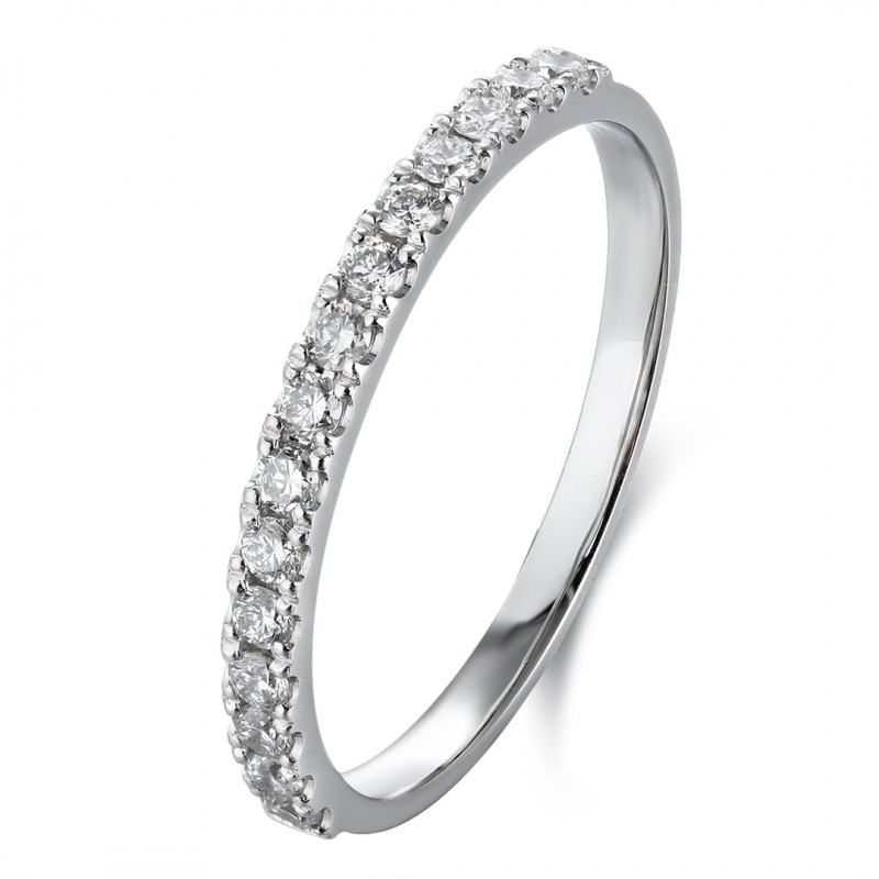 Ruif Jewelry Classic Design PT950 Platinum 0.26ct Lab Grown Diamond Ring Gemstone Jewelry