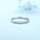 Ruif Jewelry Classic Design PT950 Platinum 0.26ct Lab Grown Diamond Ring Gemstone Jewelry