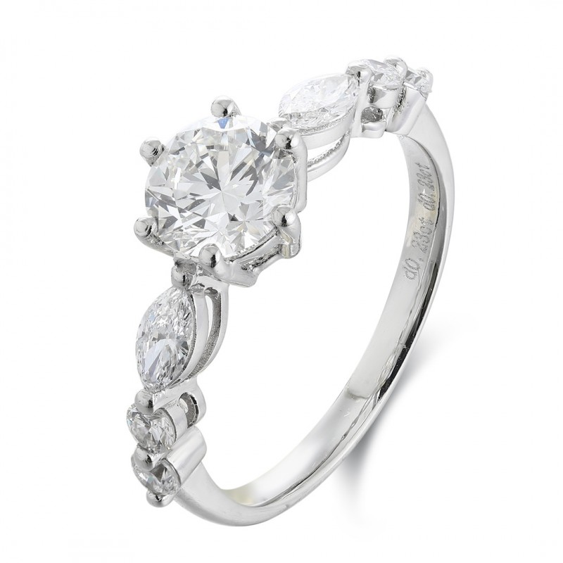 Ruif Jewelry Classic Design PT950 Platinum 1.01ct Lab Grown Diamond Ring Gemstone Jewelry Ruif Jewelry Classic Design PT950 Platinum 1.01ct Lab Grown Diamond Ring Gemstone Jewelry
