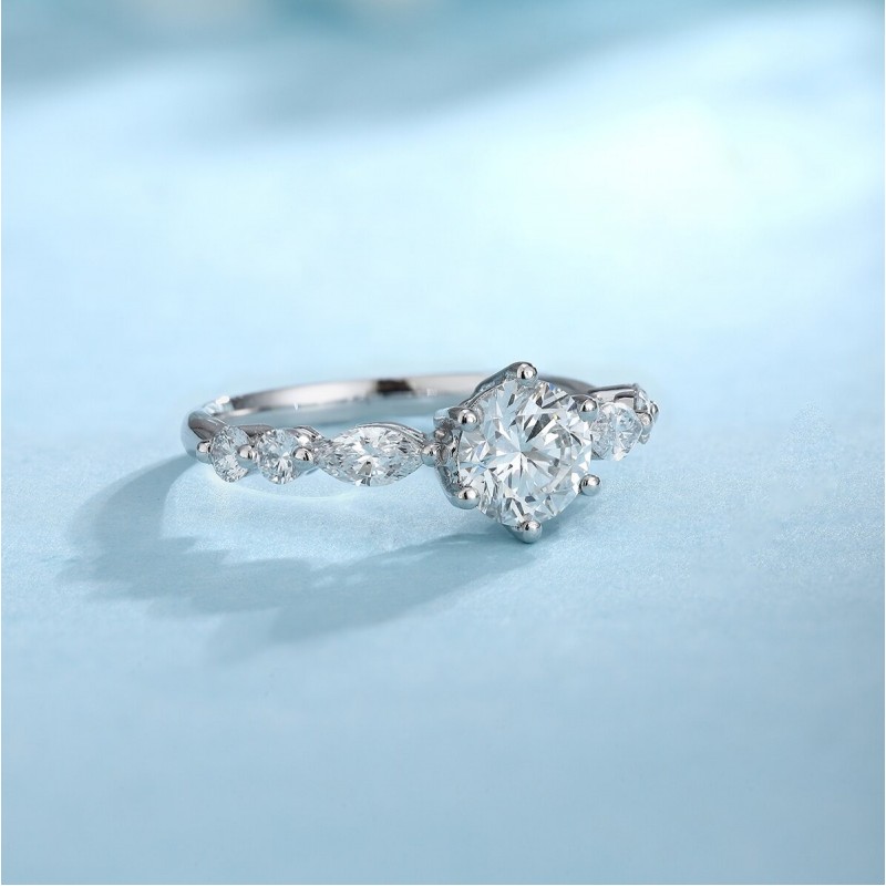 Ruif Jewelry Classic Design PT950 Platinum 1.01ct Lab Grown Diamond Ring Gemstone Jewelry Ruif Jewelry Classic Design PT950 Platinum 1.01ct Lab Grown Diamond Ring Gemstone Jewelry