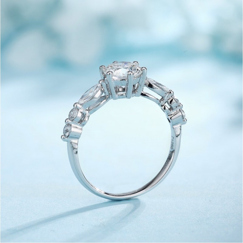 Ruif Jewelry Classic Design PT950 Platinum 1.01ct Lab Grown Diamond Ring Gemstone Jewelry Ruif Jewelry Classic Design PT950 Platinum 1.01ct Lab Grown Diamond Ring Gemstone Jewelry