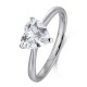 Ruif Jewelry Classic Design PT950 Platinum 1.07ct Lab Grown Diamond Ring Gemstone Jewelry