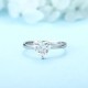 Ruif Jewelry Classic Design PT950 Platinum 1.07ct Lab Grown Diamond Ring Gemstone Jewelry