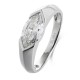 Ruif Jewelry Classic Design PT950 Platinum 1.00ct Lab Grown Diamond Ring Gemstone Jewelry