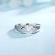 Ruif Jewelry Classic Design PT950 Platinum 1.00ct Lab Grown Diamond Ring Gemstone Jewelry