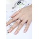 Ruif Jewelry Classic Design PT950 Platinum 1.00ct Lab Grown Diamond Ring Gemstone Jewelry
