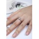 Ruif Jewelry Classic Design PT950 Platinum 1.00ct Lab Grown Diamond Ring Gemstone Jewelry