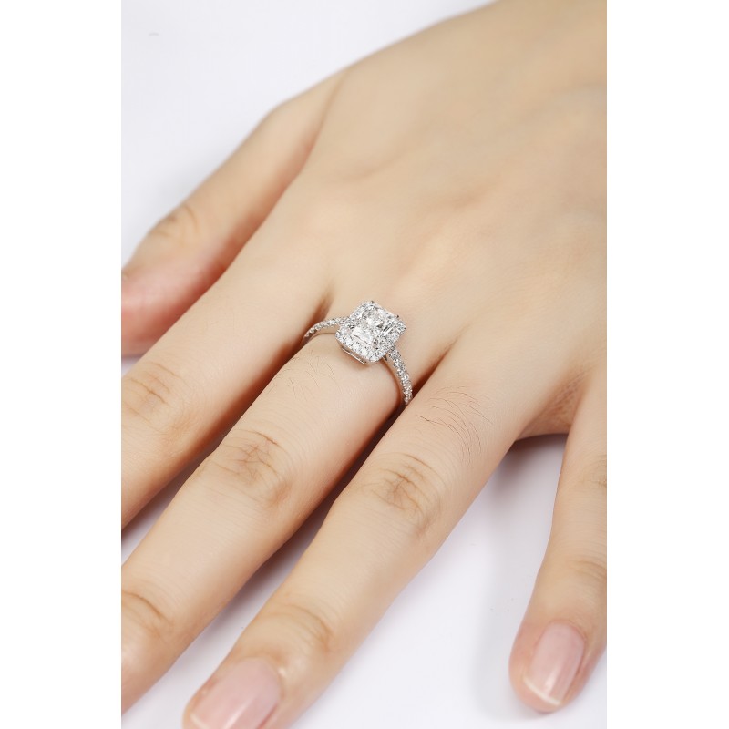 Ruif Jewelry Classic Design PT950 Platinum 1.06ct Lab Grown Diamond Ring Gemstone Jewelry Ruif Jewelry Classic Design PT950 Platinum 1.06ct Lab Grown Diamond Ring Gemstone Jewelry