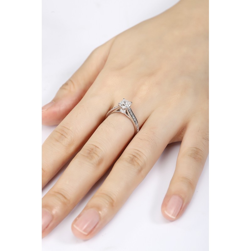 Ruif Jewelry Classic Design PT950 Platinum 1.00ct Lab Grown Diamond Ring Gemstone Jewelry Ruif Jewelry Classic Design PT950 Platinum 1.00ct Lab Grown Diamond Ring Gemstone Jewelry