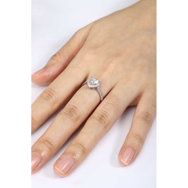 Ruif Jewelry Classic Design PT950 Platinum 1.00ct Lab Grown Diamond Ring Gemstone Jewelry Ruif Jewelry Classic Design PT950 Platinum 1.00ct Lab Grown Diamond Ring Gemstone Jewelry