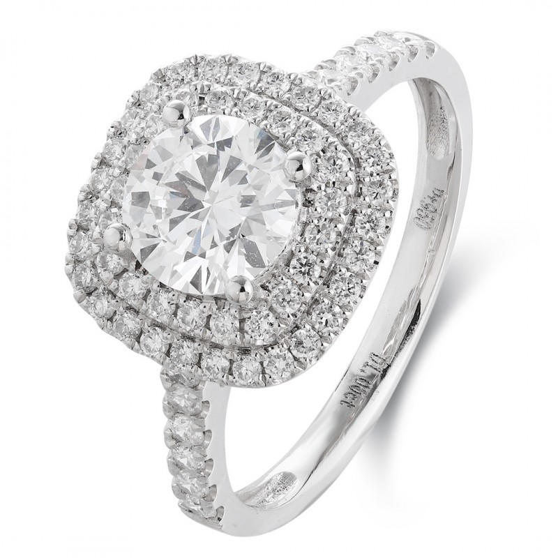 Ruif Jewelry Classic Design PT950 Platinum 1.00ct Lab Grown Diamond Ring Gemstone Jewelry Ruif Jewelry Classic Design PT950 Platinum 1.00ct Lab Grown Diamond Ring Gemstone Jewelry