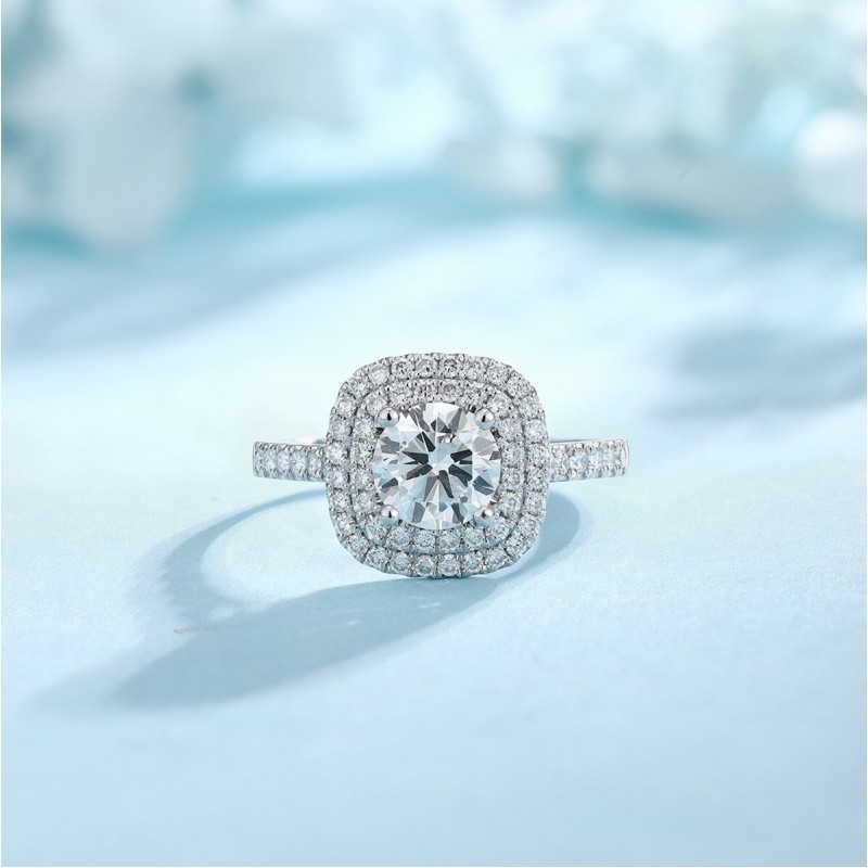 Ruif Jewelry Classic Design PT950 Platinum 1.00ct Lab Grown Diamond Ring Gemstone Jewelry Ruif Jewelry Classic Design PT950 Platinum 1.00ct Lab Grown Diamond Ring Gemstone Jewelry