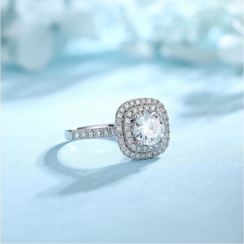 Ruif Jewelry Classic Design PT950 Platinum 1.00ct Lab Grown Diamond Ring Gemstone Jewelry Ruif Jewelry Classic Design PT950 Platinum 1.00ct Lab Grown Diamond Ring Gemstone Jewelry