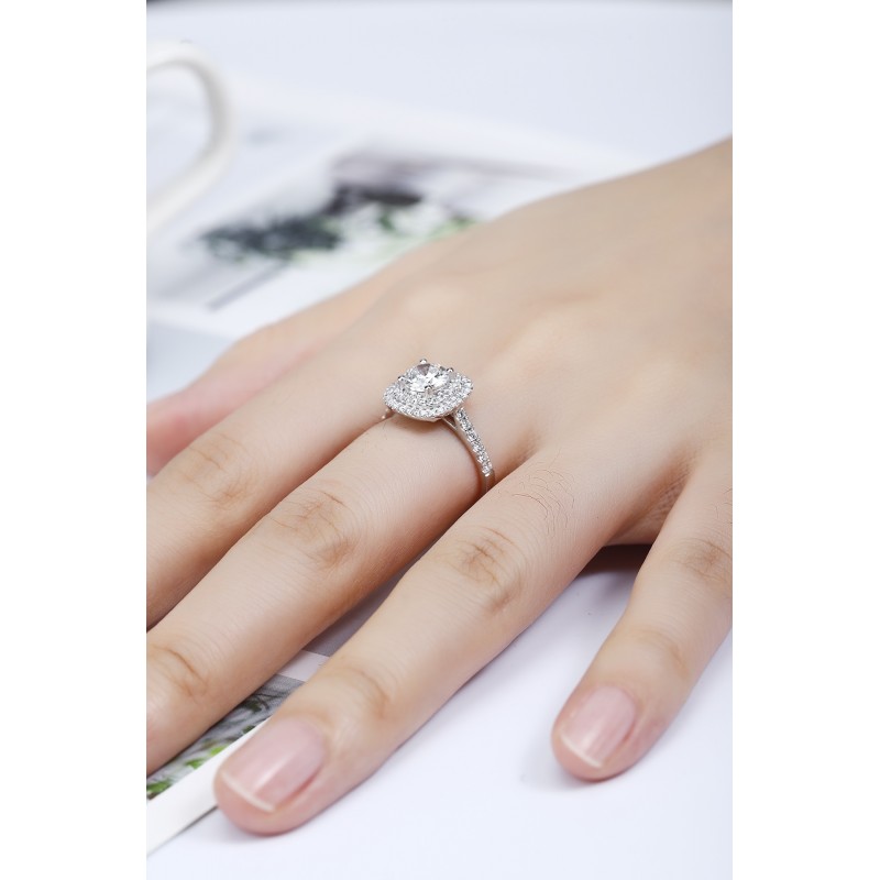Ruif Jewelry Classic Design PT950 Platinum 1.00ct Lab Grown Diamond Ring Gemstone Jewelry Ruif Jewelry Classic Design PT950 Platinum 1.00ct Lab Grown Diamond Ring Gemstone Jewelry