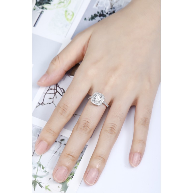 Ruif Jewelry Classic Design PT950 Platinum 1.00ct Lab Grown Diamond Ring Gemstone Jewelry Ruif Jewelry Classic Design PT950 Platinum 1.00ct Lab Grown Diamond Ring Gemstone Jewelry