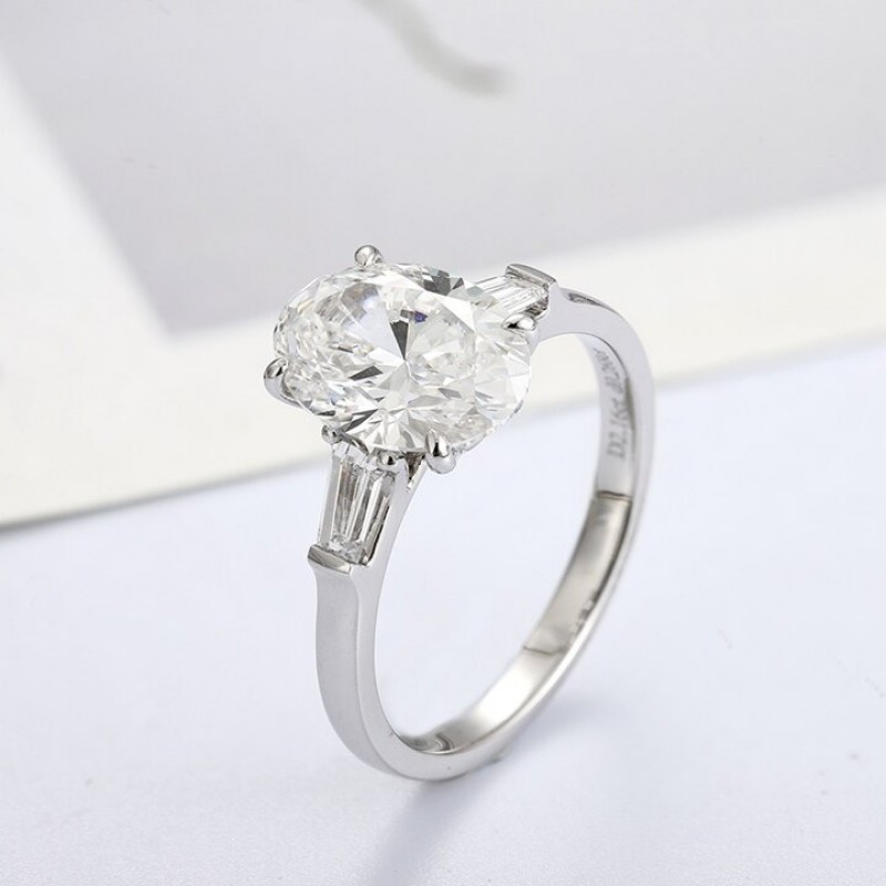 Ruif Jewelry Classic Design PT950 Platinum 2.16ct Lab Grown Diamond Ring Gemstone Jewelry Ruif Jewelry Classic Design PT950 Platinum 2.16ct Lab Grown Diamond Ring Gemstone Jewelry