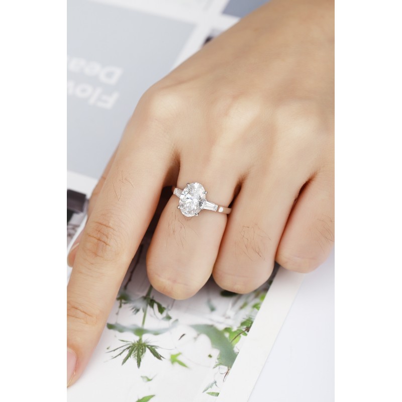 Ruif Jewelry Classic Design PT950 Platinum 2.16ct Lab Grown Diamond Ring Gemstone Jewelry Ruif Jewelry Classic Design PT950 Platinum 2.16ct Lab Grown Diamond Ring Gemstone Jewelry