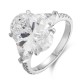 Ruif Jewelry Classic Design PT950 Platinum 5.11ct Lab Grown Diamond Ring Gemstone Jewelry Ruif Jewelry Classic Design PT950 Platinum 5.11ct Lab Grown Diamond Ring Gemstone Jewelry
