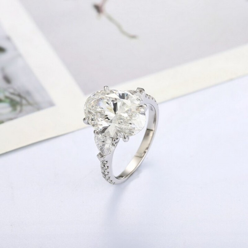 Ruif Jewelry Classic Design PT950 Platinum 5.11ct Lab Grown Diamond Ring Gemstone Jewelry Ruif Jewelry Classic Design PT950 Platinum 5.11ct Lab Grown Diamond Ring Gemstone Jewelry