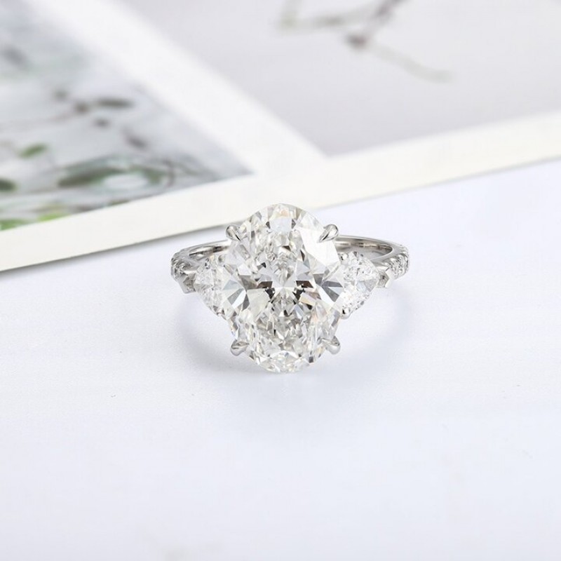 Ruif Jewelry Classic Design PT950 Platinum 5.11ct Lab Grown Diamond Ring Gemstone Jewelry Ruif Jewelry Classic Design PT950 Platinum 5.11ct Lab Grown Diamond Ring Gemstone Jewelry