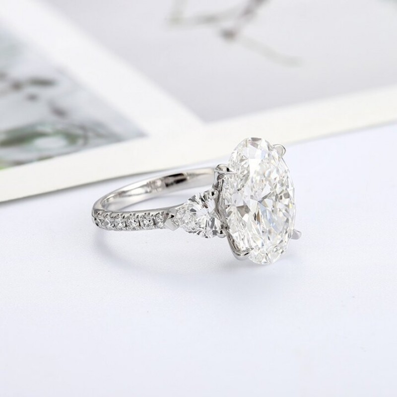 Ruif Jewelry Classic Design PT950 Platinum 5.11ct Lab Grown Diamond Ring Gemstone Jewelry Ruif Jewelry Classic Design PT950 Platinum 5.11ct Lab Grown Diamond Ring Gemstone Jewelry