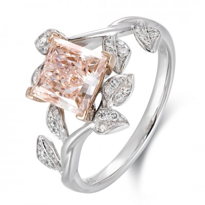 Ruif Jewelry Classic Design PT950 Platinum 1.50ct Lab Grown Diamond Ring Gemstone Jewelry