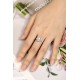 Ruif Jewelry Classic Design PT950 Platinum 1.0ct Lab Grown Diamond Ring Gemstone Jewelry