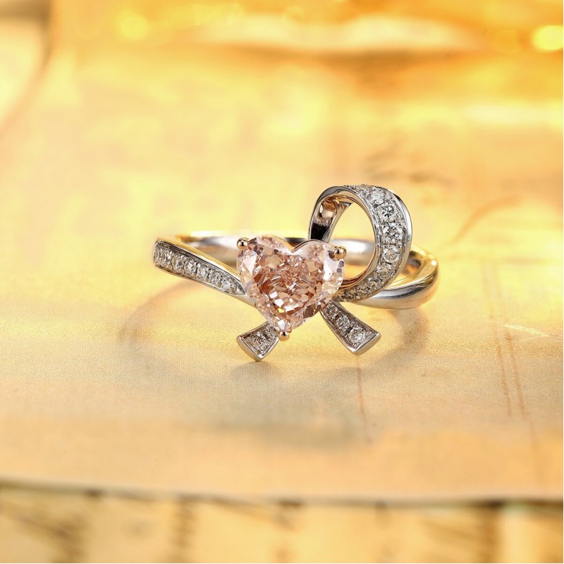 Ruif Jewelry Classic Design PT950 Platinum 1.05ct Lab Grown Diamond Ring Gemstone Jewelry For Party Gift