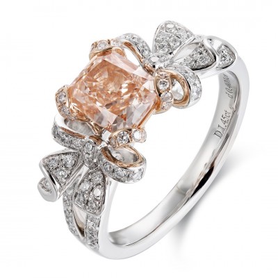 Ruif Jewelry Classic Design PT950 Platinum 1.45ct Lab Grown Diamond Ring Gemstone Jewelry