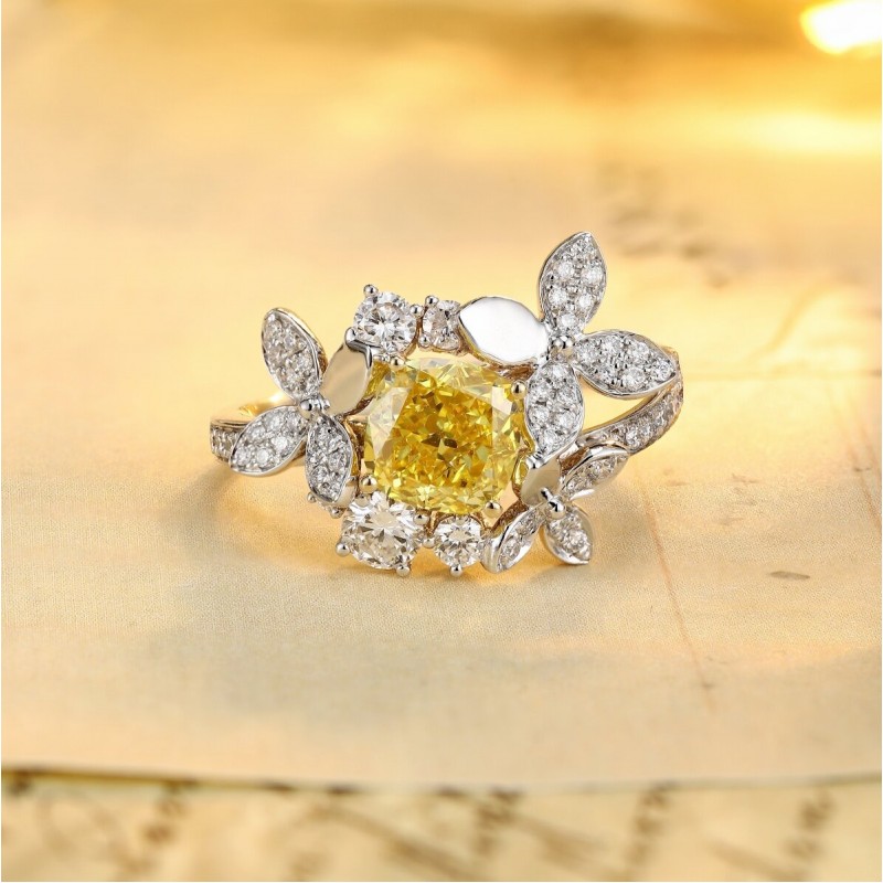 Ruif Jewelry Classic Design PT950 Platinum 1.33ct Lab Grown Diamond Ring Gemstone Jewelry Ruif Jewelry Classic Design PT950 Platinum 1.33ct Lab Grown Diamond Ring Gemstone Jewelry