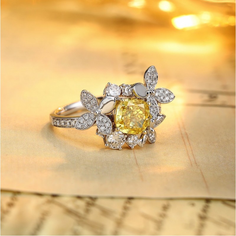 Ruif Jewelry Classic Design PT950 Platinum 1.33ct Lab Grown Diamond Ring Gemstone Jewelry Ruif Jewelry Classic Design PT950 Platinum 1.33ct Lab Grown Diamond Ring Gemstone Jewelry