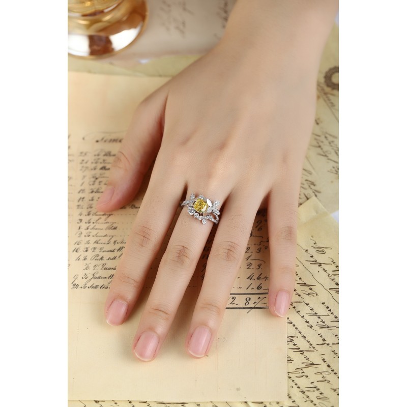 Ruif Jewelry Classic Design PT950 Platinum 1.33ct Lab Grown Diamond Ring Gemstone Jewelry Ruif Jewelry Classic Design PT950 Platinum 1.33ct Lab Grown Diamond Ring Gemstone Jewelry