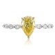 Ruif Jewelry Classic Design PT950 Platinum 1.11ct Lab Grown Diamond Ring Gemstone Jewelry