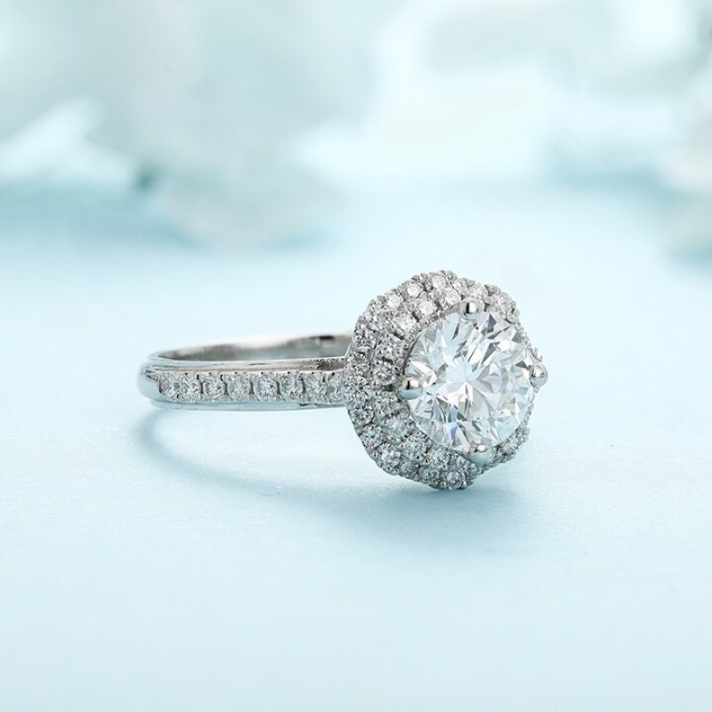 Ruif Jewelry Classic Design PT950 Platinum 1.07ct Lab Grown Diamond Ring Gemstone Jewelry Ruif Jewelry Classic Design PT950 Platinum 1.07ct Lab Grown Diamond Ring Gemstone Jewelry