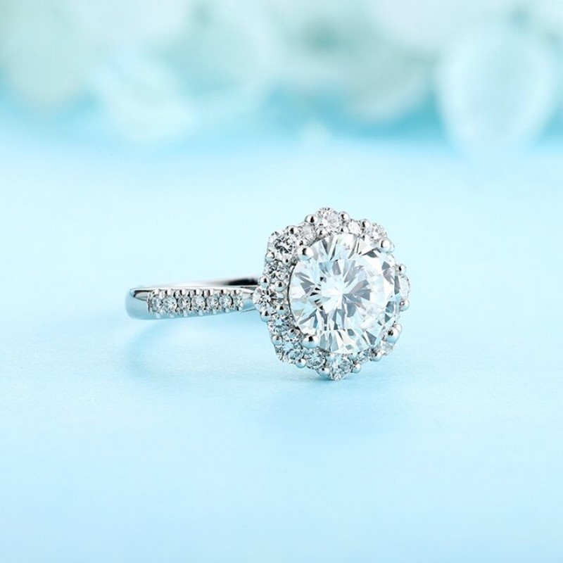 Ruif Jewelry Classic Design PT950 Platinum 2.1ct Lab Grown Diamond Ring Gemstone Jewelry Ruif Jewelry Classic Design PT950 Platinum 2.1ct Lab Grown Diamond Ring Gemstone Jewelry