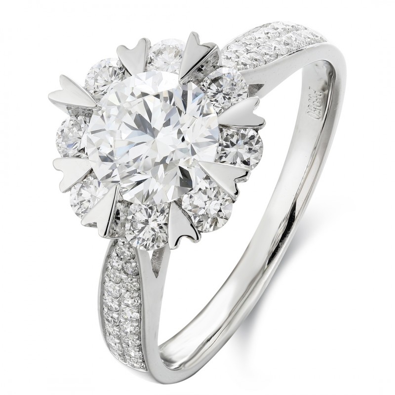 Ruif Jewelry Classic Design PT950 Platinum 1.04ct Lab Grown Diamond Ring Gemstone Jewelry Ruif Jewelry Classic Design PT950 Platinum 1.04ct Lab Grown Diamond Ring Gemstone Jewelry