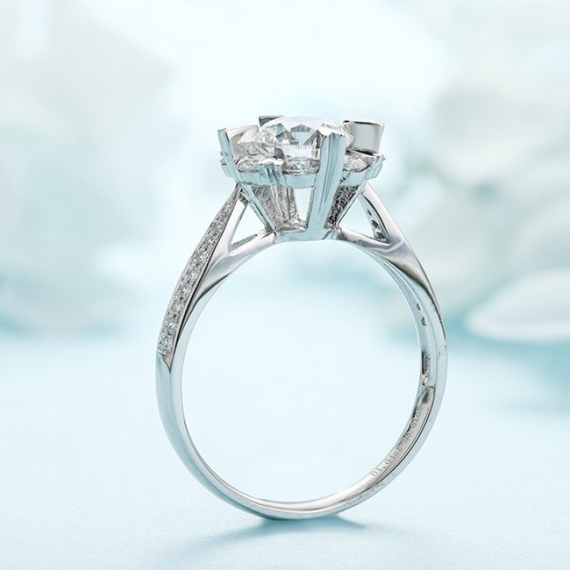Ruif Jewelry Classic Design PT950 Platinum 1.04ct Lab Grown Diamond Ring Gemstone Jewelry Ruif Jewelry Classic Design PT950 Platinum 1.04ct Lab Grown Diamond Ring Gemstone Jewelry