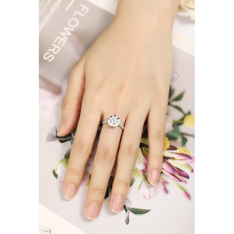 Ruif Jewelry Classic Design PT950 Platinum 1.04ct Lab Grown Diamond Ring Gemstone Jewelry Ruif Jewelry Classic Design PT950 Platinum 1.04ct Lab Grown Diamond Ring Gemstone Jewelry