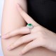Ruif Jewelry Classic Design 9K White Gold 2.3ct Lab Grown Emerald Ring Gemstone Jewelry Ruif Jewelry Classic Design 9K White Gold 2.3ct Lab Grown Emerald Ring Gemstone Jewelry