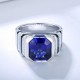 Ruif Jewelry Classic Design 9K White Gold 6.73ct Royal Blue Color Lab Grown Sapphire Ring Gemstone Jewelry