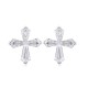 Ruif Jewelry Classic Design 9K White Gold 4.5ct White Color Simulated Diamond Earrings Gemstone Jewelry Ruif Jewelry Classic Design 9K White Gold 4.5ct White Color Simulated Diamond Earrings Gemstone Jewelry